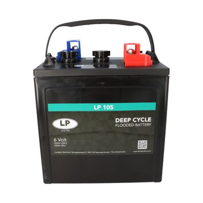 Batterie Landport LP 105 6V 225Ah kompatibel zu Q-Batteries 6DC-225 Trojan T-105