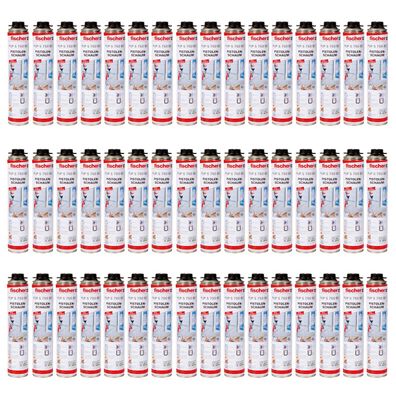 48 x fischer Pistolenschaum 1K PUP S 750 750ml