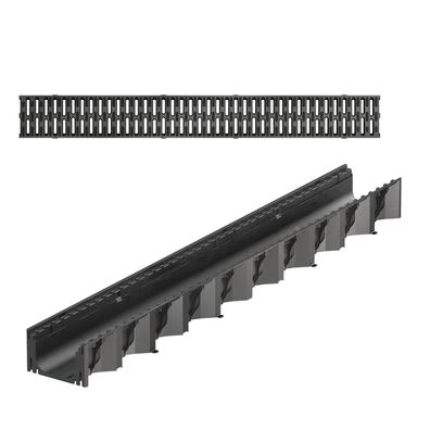ACO Self ® Entwässerung Baukasten Rinnenelement Hexaline mit Stegrost Kunststoff