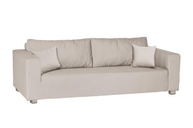 Fink CARLO, 3-Sitzer, 100% Polyester, taupe 164102