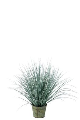 Fink GRAS, Kunstblume, Kunstfasern, dunkelgrün, H. 63 cm Höhe: 63.00 cm 187004