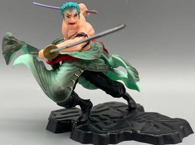 Anime/Manga-PVC Figur-One Piece-GK Roronoa Zoro Drei-klinge Sa-maximum-ca.11cm