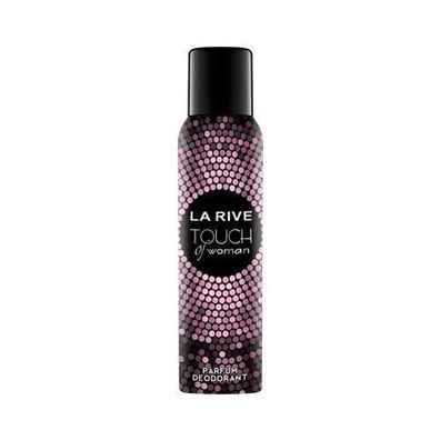 La Rive Touch of Woman Deodorant Spray, 150 ml - Erfrischender Duft fuer den akti