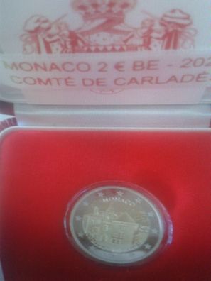Original 2 euro 2025 PP Monaco Carlades Fürst Albert II