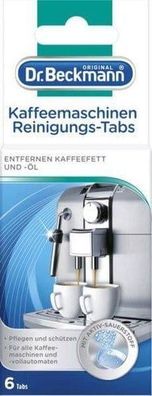 Dr. Beckmann Kaffeemaschinen-Reinigungstabletten 6 Stück. DE