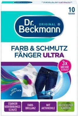 Dr. Beckmann Farb- und Schmutzfangtücher Ultra 10 Stück