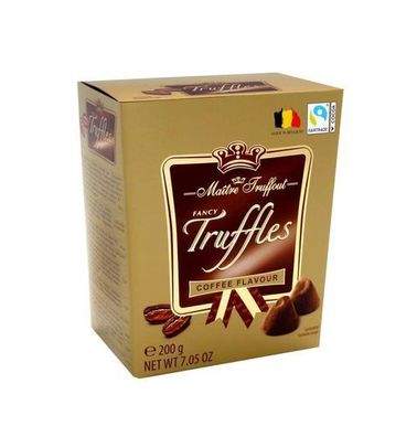 MaitreTruffout Belgische Kaffee-Trüffel 200 g