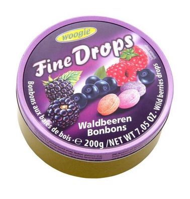 Woogie Landrynki in einer Dose Waldfrüchte 200 g