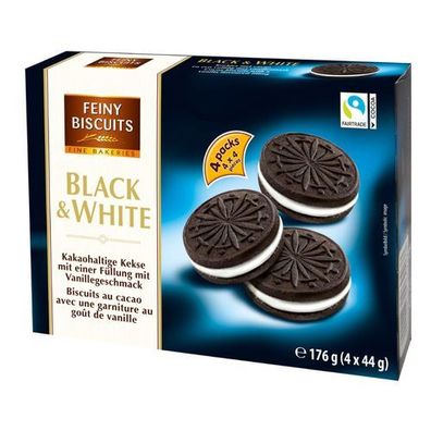 Feines Gebäck Schwarz &amp; Weiß 176 g