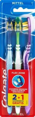 Colgate Flex Zone Zahnbürste 3 Stk. DE