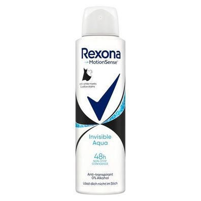 Rexona Unsichtbares Aqua Antitranspirant Spray 150 ml