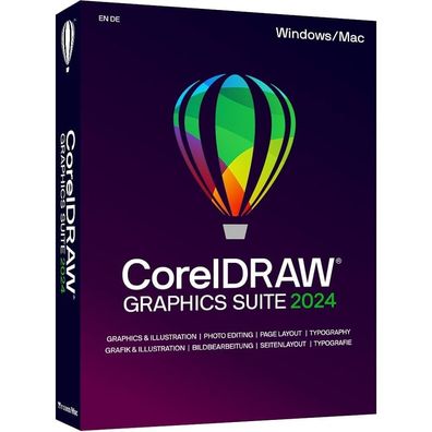 CorelDRAW Graphics Suite 2024 Vollversion Dauerlizenz, (Windows 11/10) Download