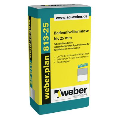 weber. plan 813-25 25kg Bodennivelliermasse - Variation: 1 Sack 25kg