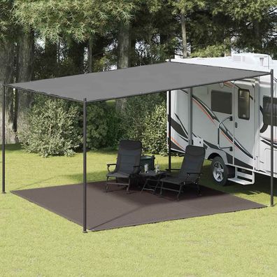 vidaXL Zeltteppich 400x400 cm Anthrazit