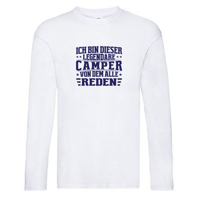 Legendäre Camper von dem Alle reden | Sterne Long Sleeve Weiß