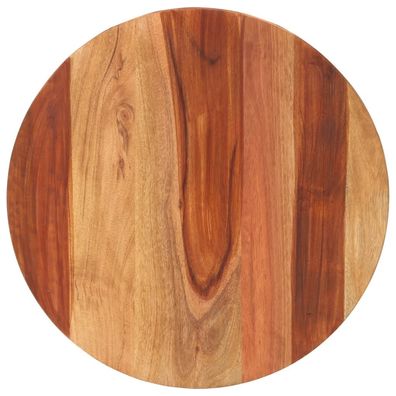 vidaXL Tischplatte Massivholz Palisander Rund 15-16 mm 50 cm