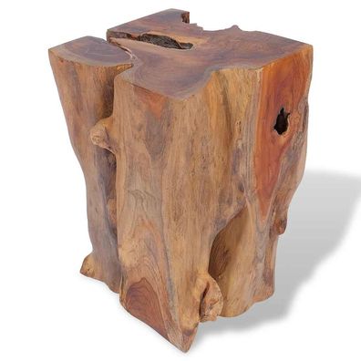 vidaXL Hocker Massivholz Teak