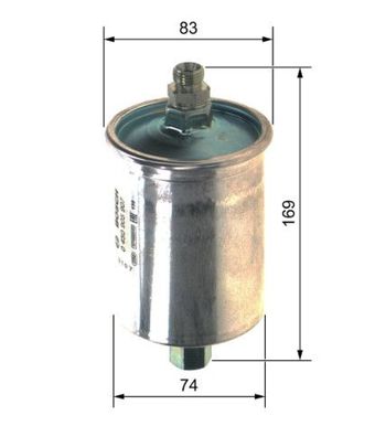 BOSCH 0450905907 Kraftstofffilter Benzinfilter für Porsche 911 924 928 944 964 993