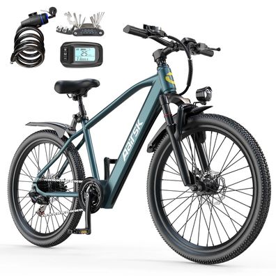 E-Mountainbike 24 Zoll Elektrofahrrad mit 250W 36V 13AH Akku E-Bike Shimano 21-Gang
