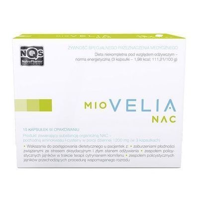 Miovelia NAC Nahrungsergaenzungsmittel, 15 Kapseln