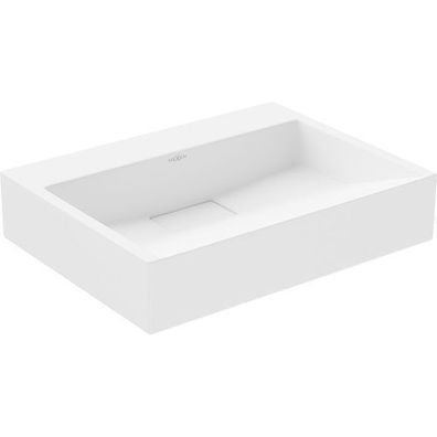 Mexen Ava Aufsatzwaschbecken aus konglomerat ohne Öffnung 50 x 38 cm, Weiß - 23015000