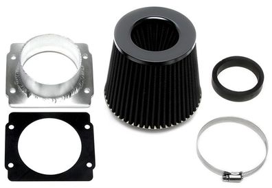 TA Technix schwarzer Sportluftfilter mit Adapter passend für BMW 3er E36