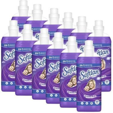 Softlan Traumfrisch 3D Weichspüler - 12x45 Wäschen - Deutscher Qualitätskomfort