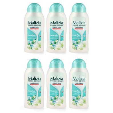 Malizia muschio bianco Duschgel 6x 300ml