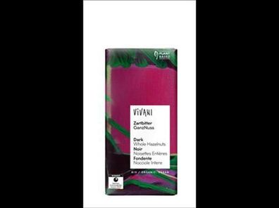 Vivani 6x Zartbitter GanzNuss Schokolade 100g
