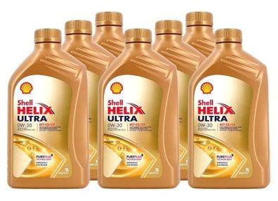 Shell Helix Ultra ECT C2 C3 0W-30 7x1 Liter