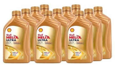 Shell Helix Ultra ECT C2 C3 0W-30 11x1 Liter