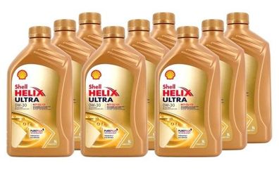 Shell Helix Ultra ECT C2 C3 0W-30 9x1 Liter