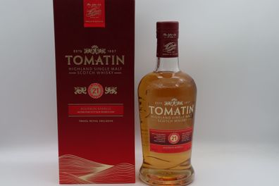 Tomatin 21 Jahre 0,7 ltr. Travel Retail Exclusive