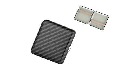 Angelo Zigarettenetui Carbon Optik, Gummi