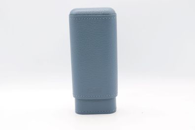 adorini Zigarrenetui Echt Leder 2-3 Zigarren Titanic Blau