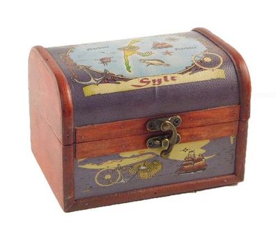 Holz-Schatztruhe 3er Set