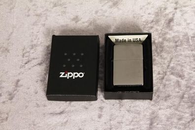 Zippo Feuerzeug Chrom gebürstet