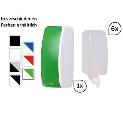 SET: Schaumseifenspender manuell + 2x 1-Liter Schaumseife mild - Produktset