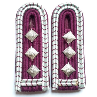 DDR FFW Freiwillige Feuerwehr Schulterklappen Oberlöschmeister