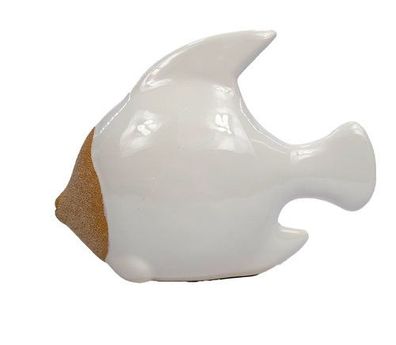 Fisch weiss Porzellan