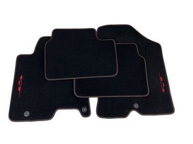 Original Kia Ceed JD GT Fußmatten Velours Schwarz Rot Sport Teppich Stoff Matten