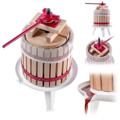 KADAX Soft Fruit Press Entsafter Squeezer Weinliköre 12L + Beutel