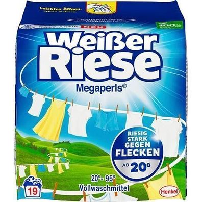 Weiser Riese Megaperls Waschpulver für 19 Waschladungen - 1,14 kg