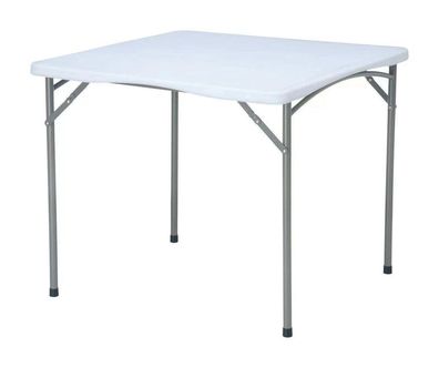 Hendi Klapptisch in weiß stabile Ausführung 870x870x740mm
