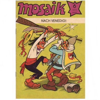 Mosaik Comics Heft Nr. 6 von 1977 Digedags Nach Venedig Junge Welt