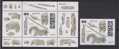 BRD 2025 postfrisch MiNr. 3907 und Block 94 Nationale archäologische Funde