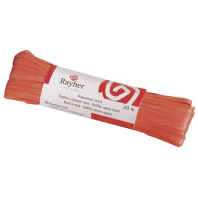 Rayher Efco Bast Bastelbast Orange