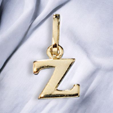 Anhänger Buchstabe Z 333 Gold Gelbgold Buchstabenanhänger