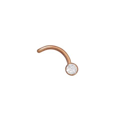Piercing Nasenpiercing Nasenstecker Edelstahl rotgold vergoldet 1 Zirk