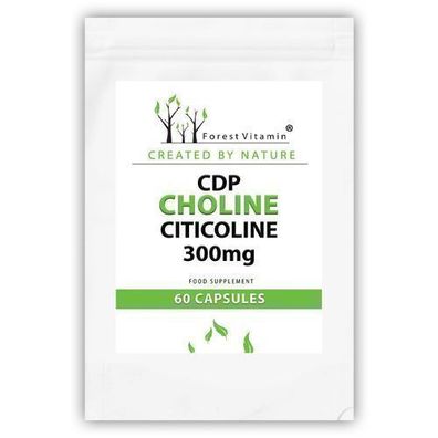 Forest Vitamin CDP Cholin Citicolin Gedächtnis Konzentration 300mg 60 Kapseln
